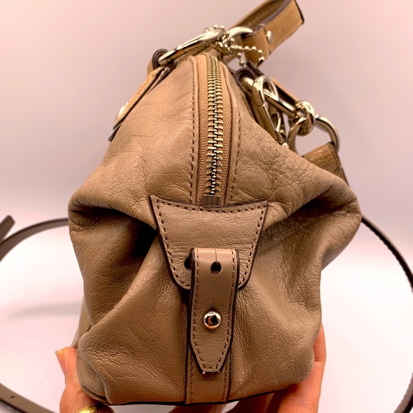 Coach Kristin Soft Leather Domed Satchel - Picture 4 of 14